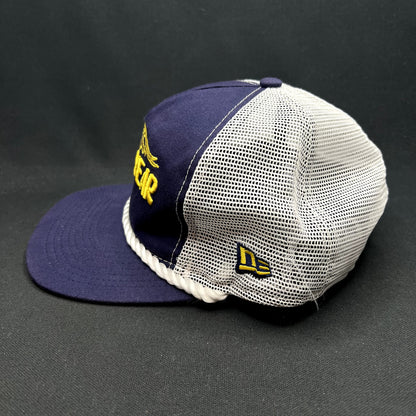 Vintage Goodyear Wingfoot NASCAR New Era Trucker Snapback Hat Rope Cap