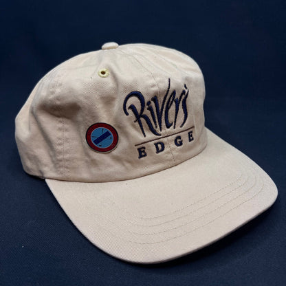 Vintage Rivers Edge Golf Strapback Hat Imperial Denver CO
