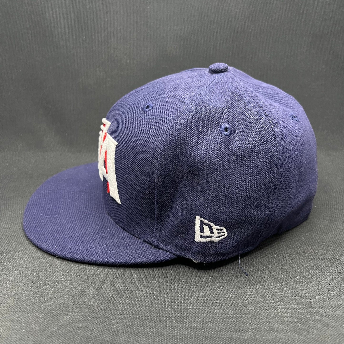 New Era 59FIFTY USA Baseball Olympic Fitted Hat 7 1/4 Navy Rare