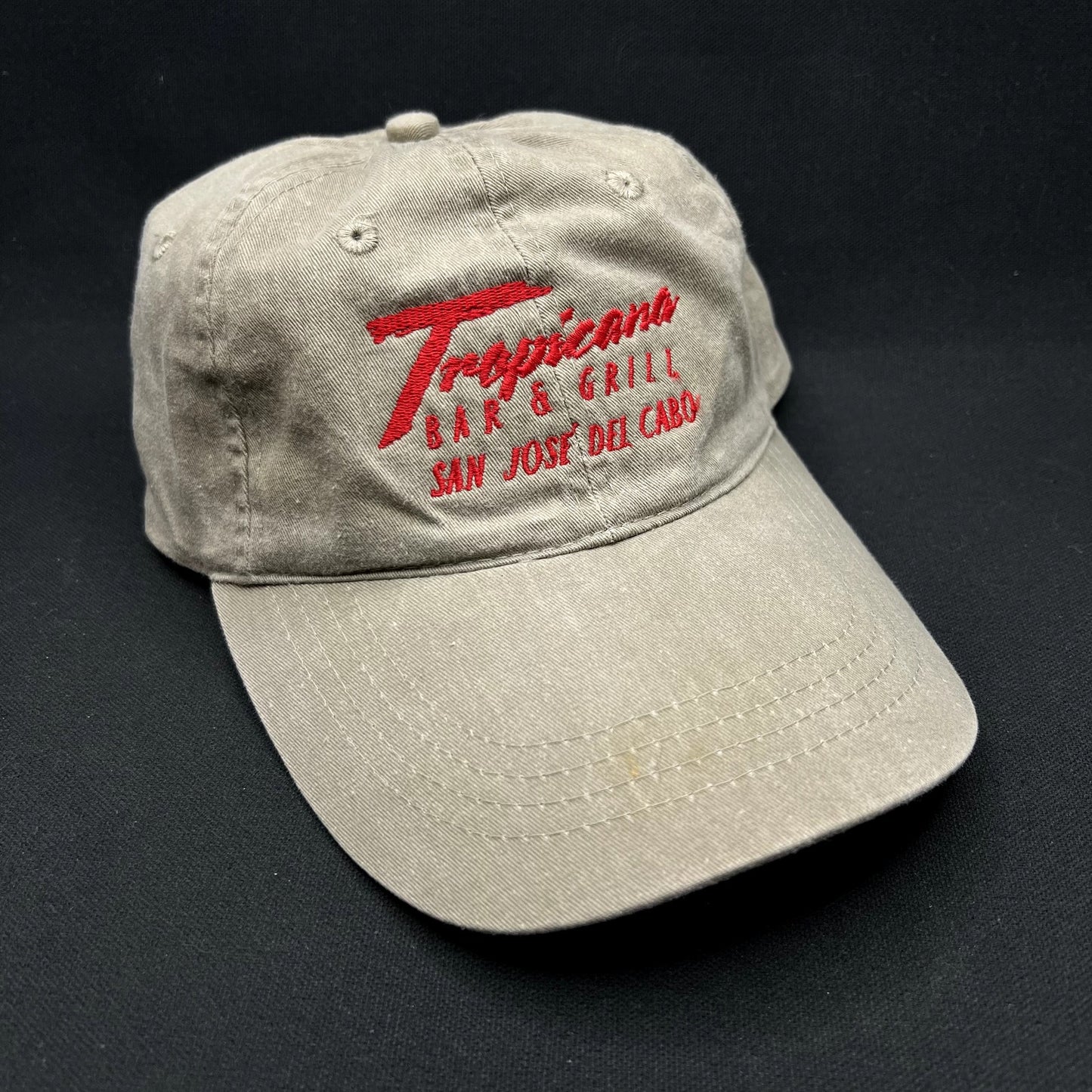 Vintage Tropicana Bar & Grill San Jose Del Cabo Strapback Hat OTTO