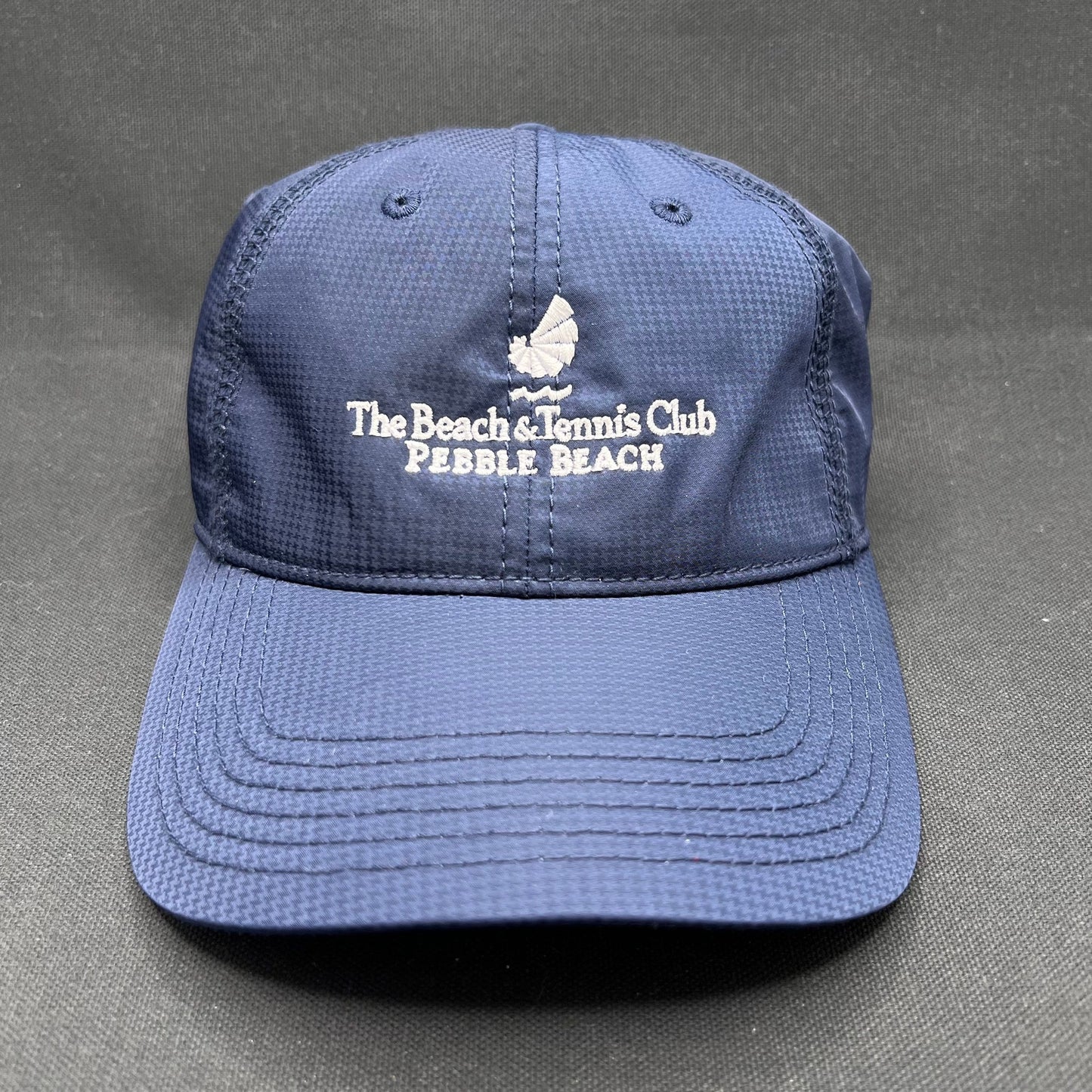 Pebble Beach Beach & Tennis Club Navy Performance Hat Strapback