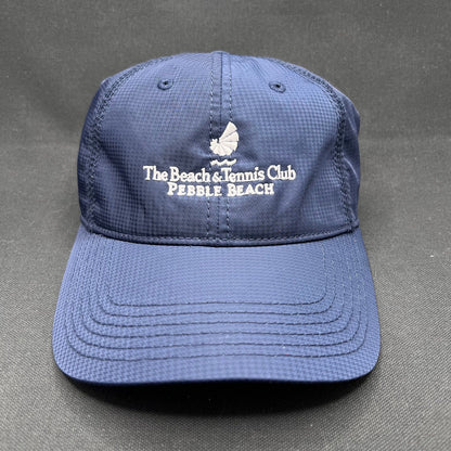 Pebble Beach Beach & Tennis Club Navy Performance Hat Strapback