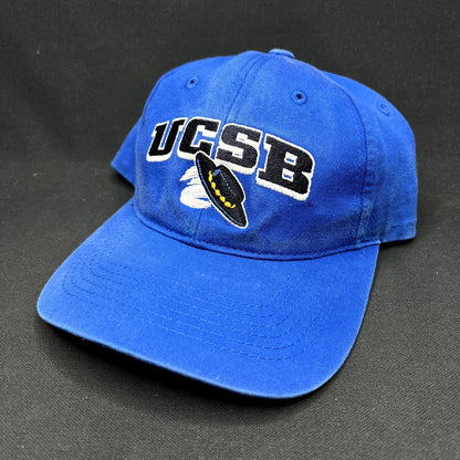 Vintage UCSB Gauchos Strapback Hat Blue Sportsman University Cap