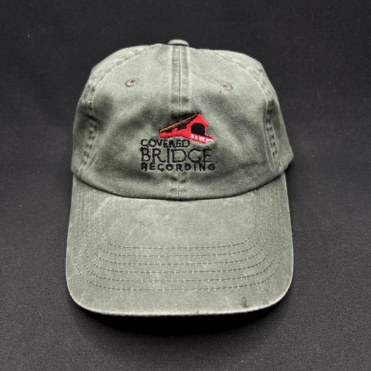 Covered Bridge Recording Studio Olive Green Strapback Hat Port Authority