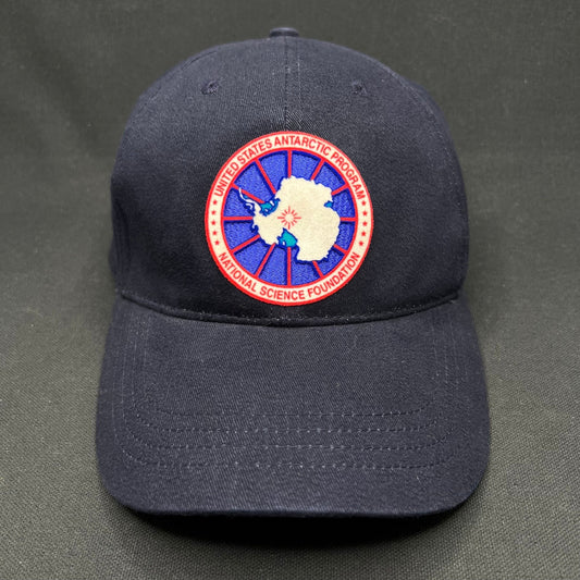 Vintage US Antarctic Program NSF Strapback Hat Navy