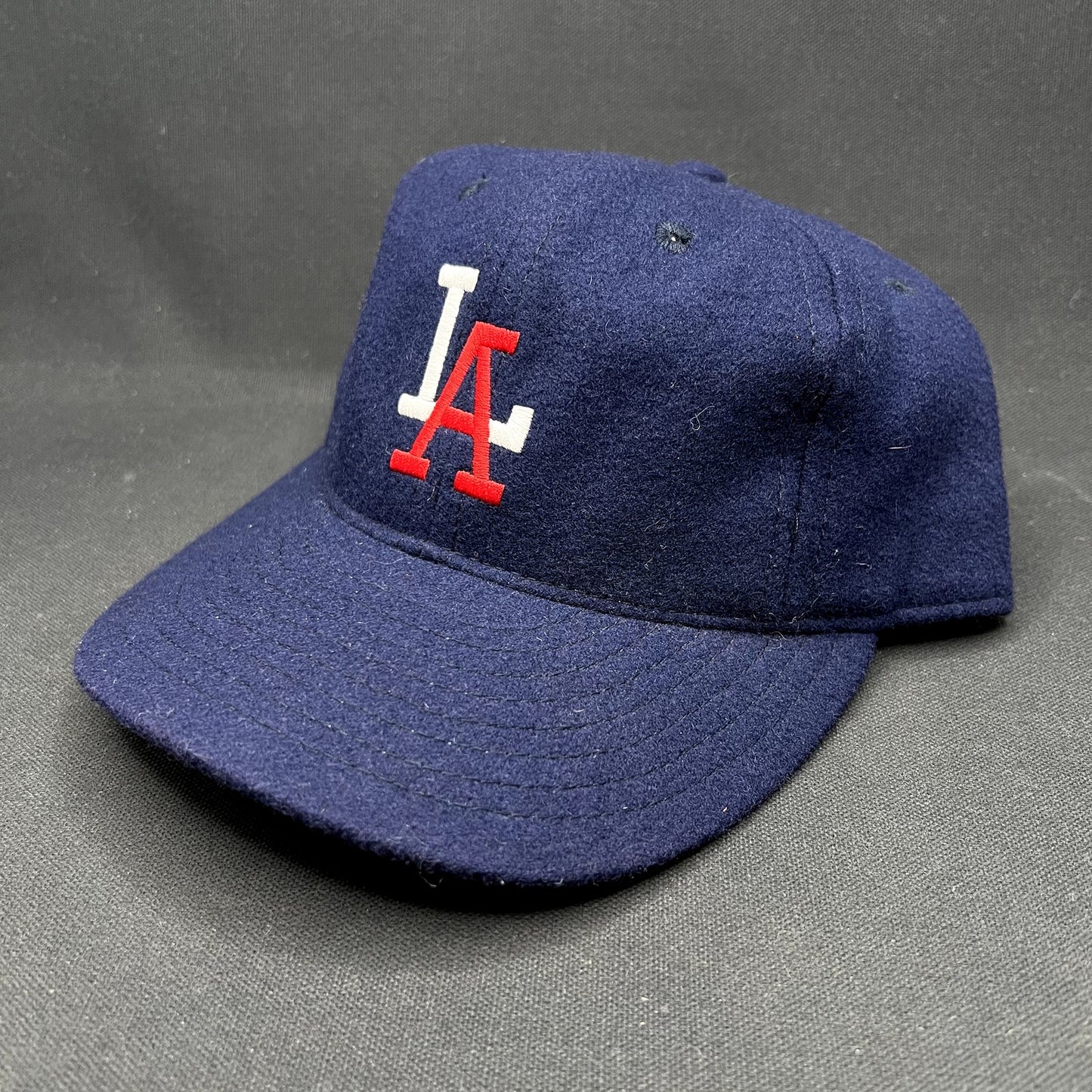 7 1/2 Ebbets Field Flannels Los Angeles Wool Fitted Hat USA Size