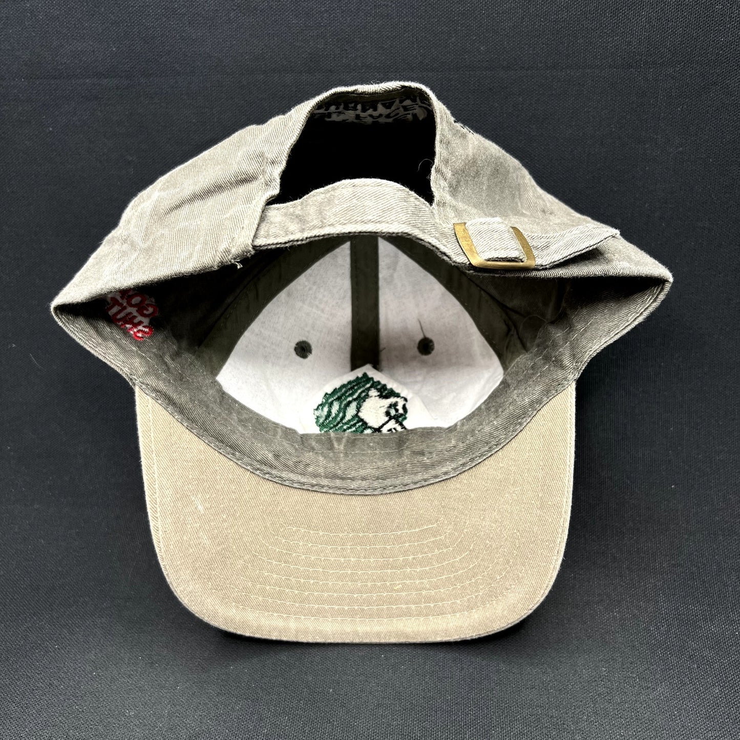 Vintage Aspen Fall Face Off Hockey Tournament Strapback Hat Goalie Shut Out Cap