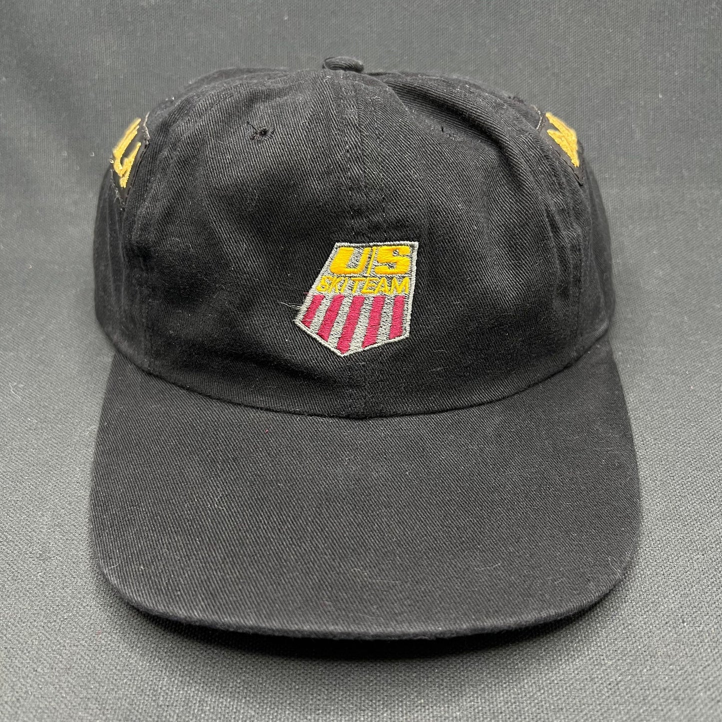 Vintage USA Ski Team BULA Snapback Hat Made in USA Black AHA 90s