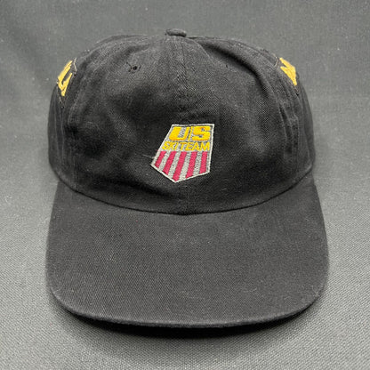 Vintage USA Ski Team BULA Snapback Hat Made in USA Black AHA 90s