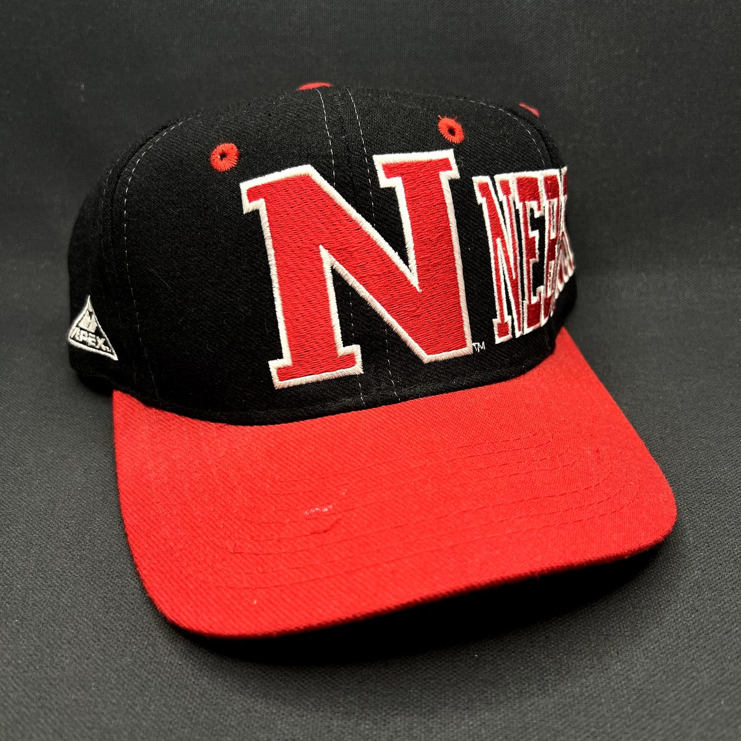 Vintage Nebraska Cornhuskers Snapback Hat Apex One Varsity Big Logo