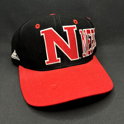 Vintage Nebraska Cornhuskers Snapback Hat Apex One Varsity Big Logo