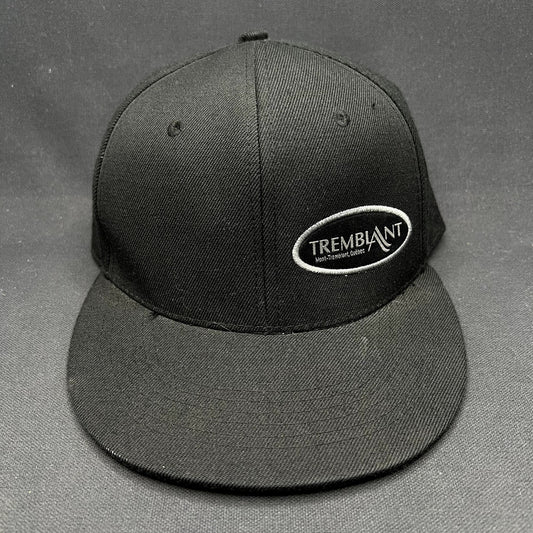 Mont Tremblant Quebec Black Snapback Hat Ski Resort Fits