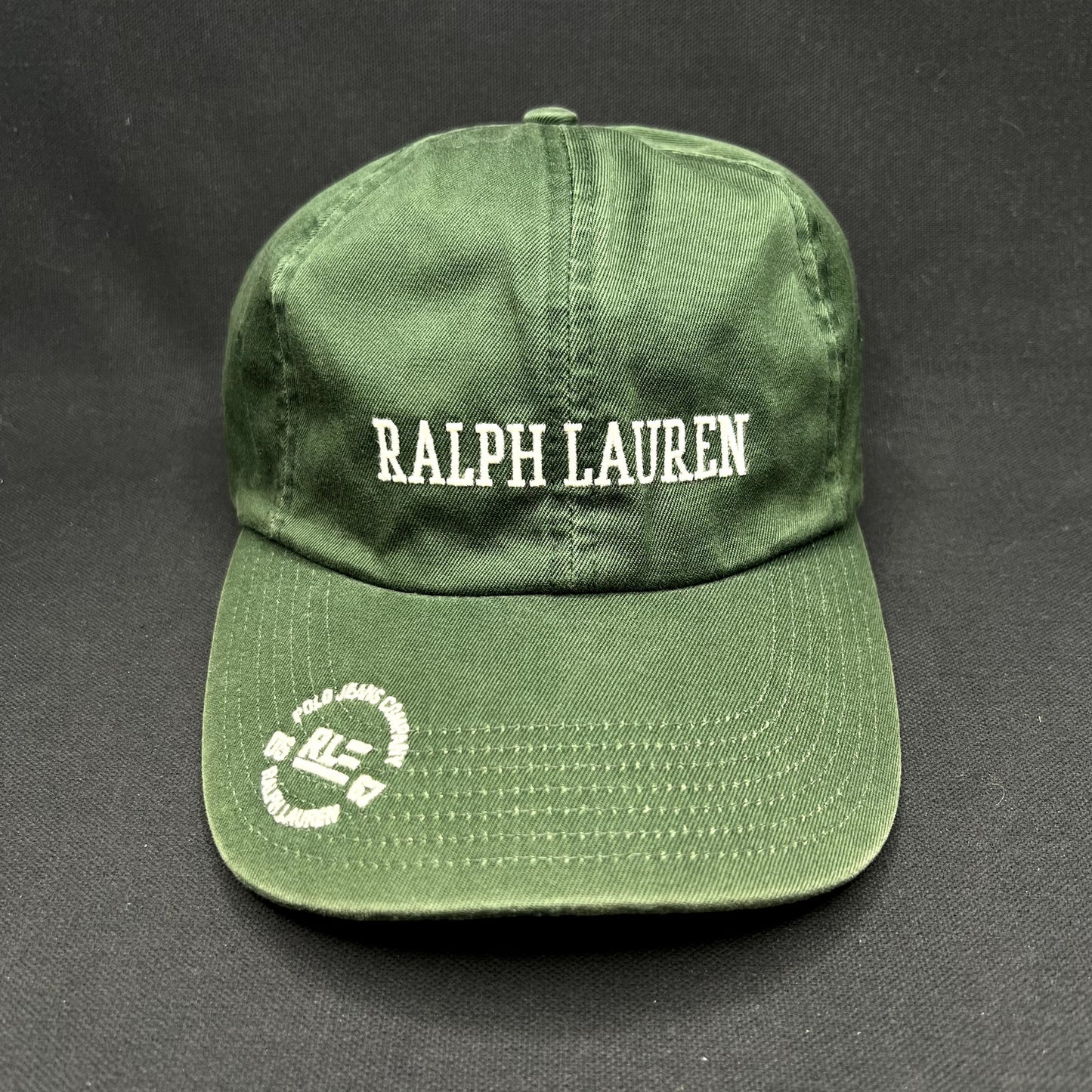 Vintage Polo Jeans Co Ralph Lauren Strapback Hat Green USA