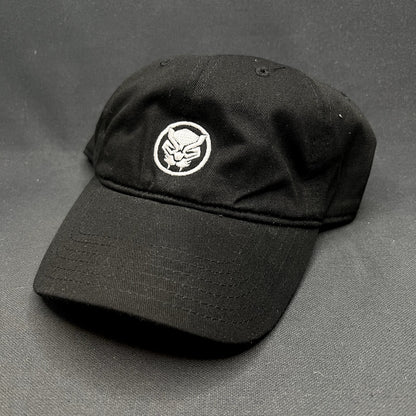 2018 Marvel Black Panther Logo Strapback Hat Movie Promo Cap