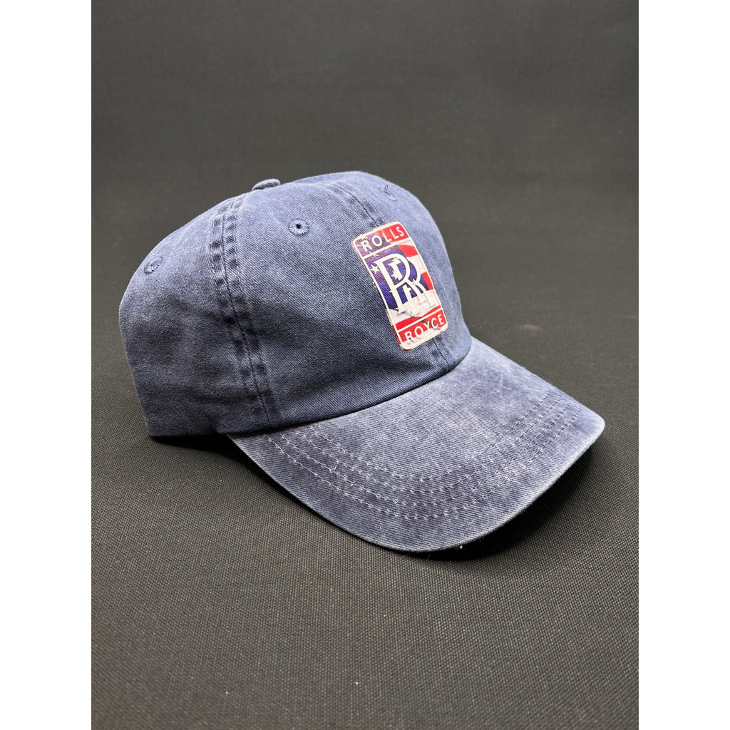 Rolls-Royce USA Logo Navy Dad Hat – Three In Brand Adjustable Cap