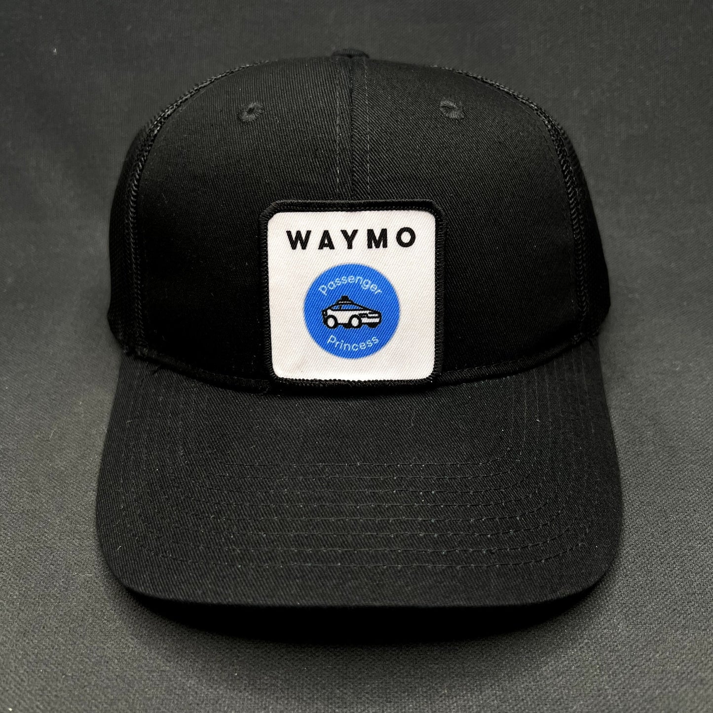 Waymo “Passenger Princess” Trucker Snapback Hat Port Authority Autonomous Car