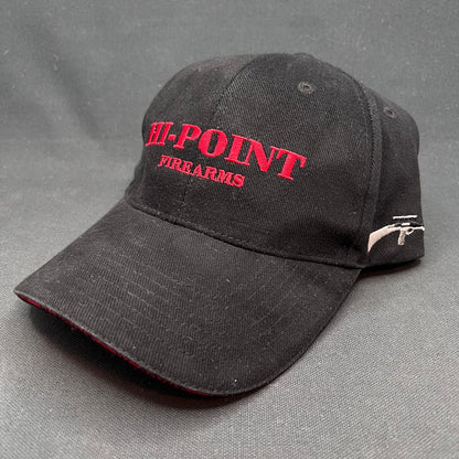 Vintage Hi-Point Firearms Strapback Hat Black Red Shooting Cap