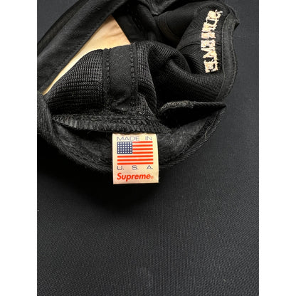 Vintage Supreme MCMXCIV Snapback Hat Black 1994 Made in USA Mesh