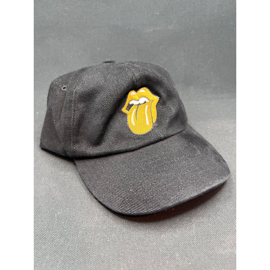 Vintage 1997 Rolling Stones Bridges to Babylon Tour Band Hat Black Snapback