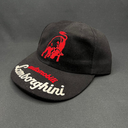 Automobili Lamborghini Bull Logo Strapback Hat Vintage Style
