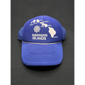 Vintage Hawaiian Islands Map Trucker Hat – Royal Blue Mesh Snapback