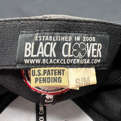 Black Clover California Bear Clover Hat Memory Fit Gray Golf Cap