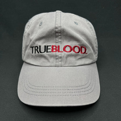 True Blood HBO Strapback Hat Gray Embroidered Logo TV Series Cap