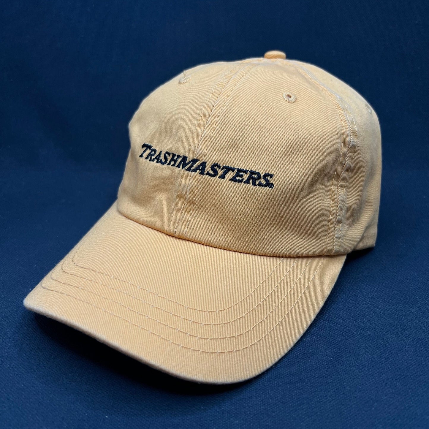 Trashmasters Strapback Hat Tan Golf Dad Cap American ADG Vintage