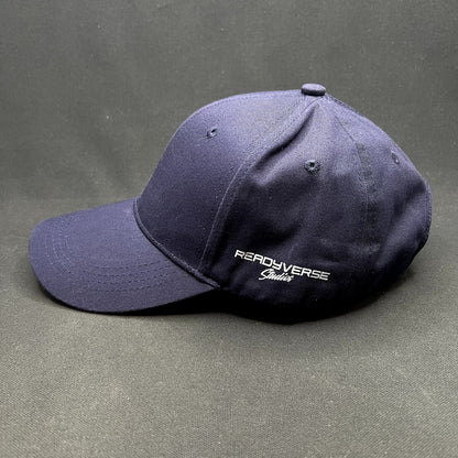 Readyverse Studios Strapback Hat Navy Adjustable Dad Cap Promotional