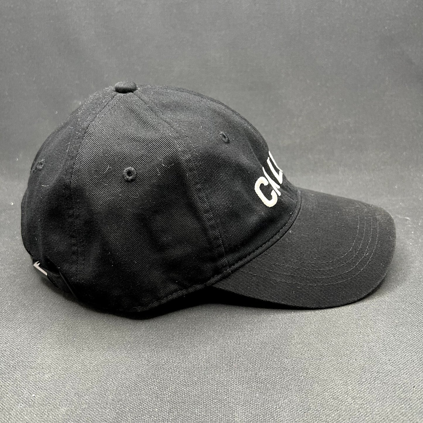 Vintage Calvin Klein CK Strapback Hat Black Minimalist Cap