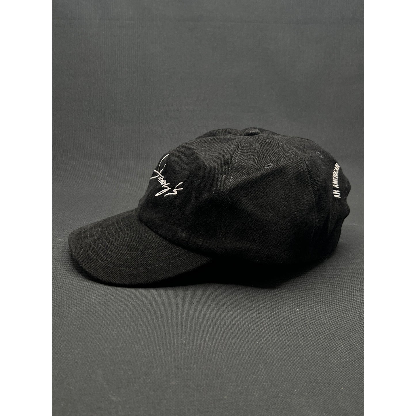 Vintage Jimmy’s Restaurant & Bar Black Strapback Hat – Script Logo