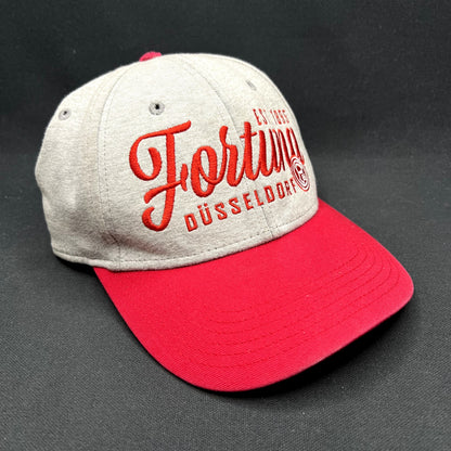 Fortuna Düsseldorf Strapback Hat Gray Red Soccer Cap