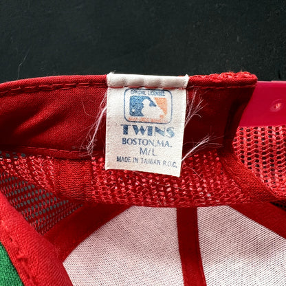 Vintage St. Louis Cardinals Twins Enterprise Mesh Snapback Hat Red MLB Taiwan
