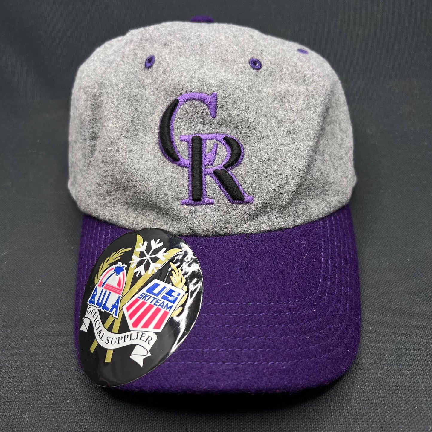 Colorado Rockies ’47 Brand Wool Strapback Hat Bula US Ski