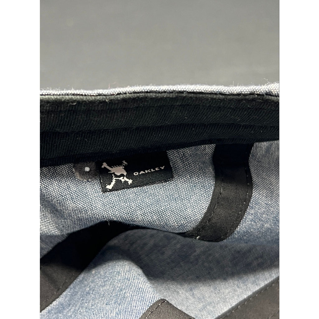 Oakley “Science Wrapped in Art” 5-Panel Cap – Light Denim Chambray Adjustable