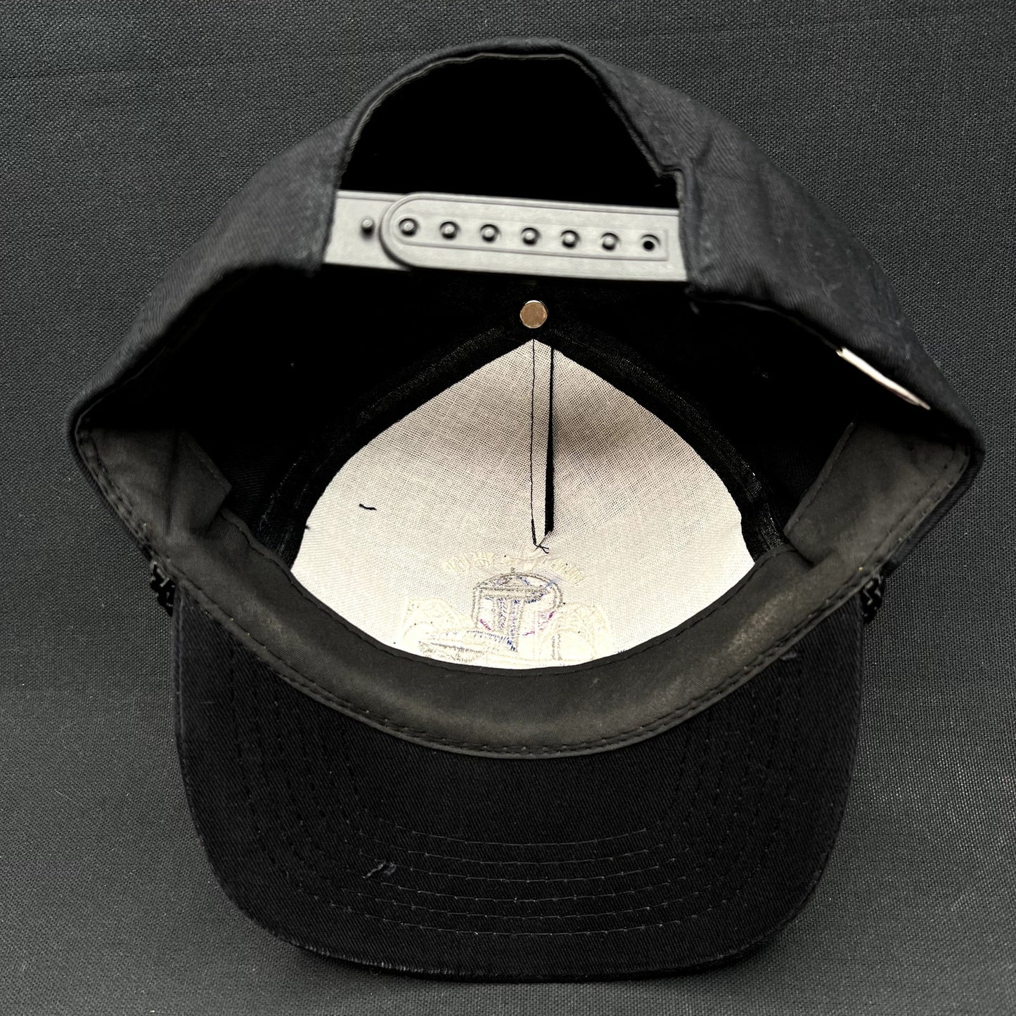 Vintage 90s Seattle Space Needle Snapback Hat Headliners Black USA Travel