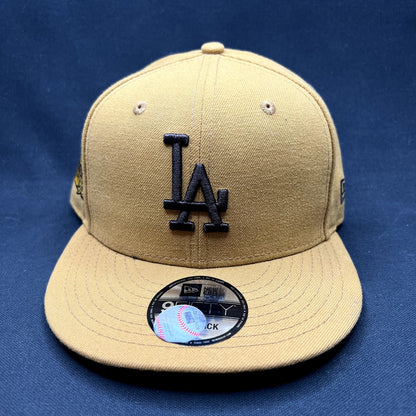 New Era LA Dodgers 1981 World Series Tan Brown 9FIFTY Snapback Hat