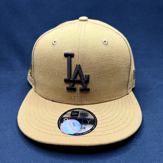 New Era LA Dodgers 1981 World Series Tan Brown 9FIFTY Snapback Hat