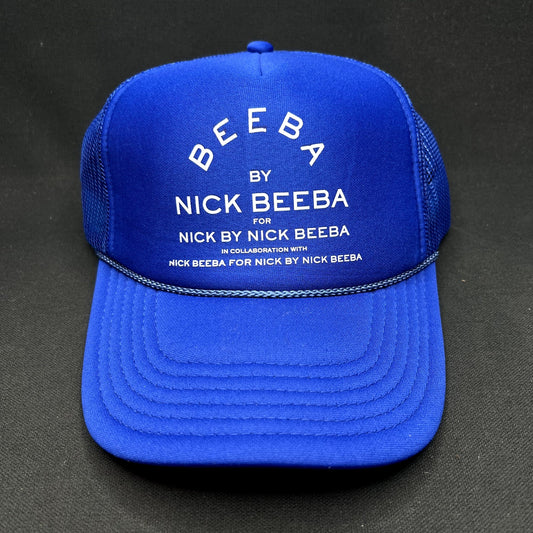 Nick Beeba Tour Trucker Hat Blue Snapback Macklemore Concert Promo