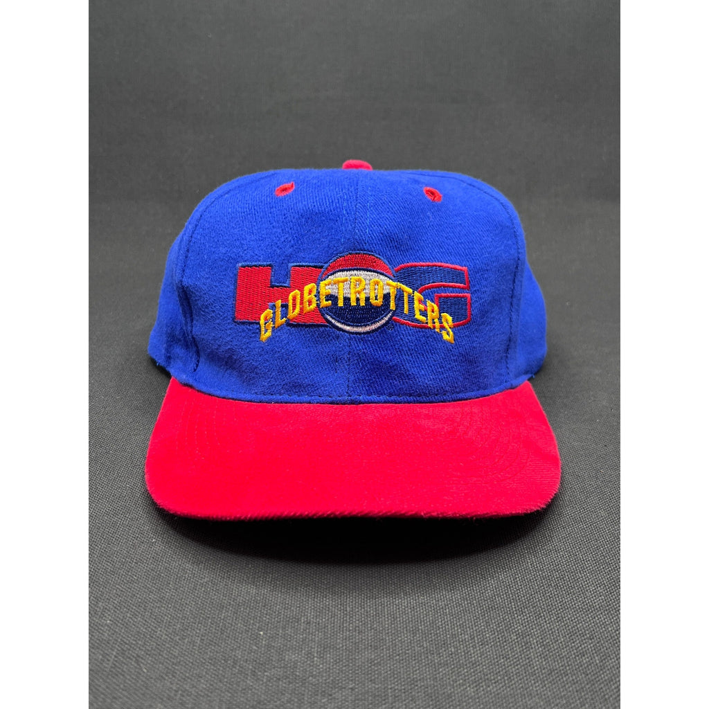 Vintage 90's Harlem Globetrotters Snapback Hat – Otto Cap Red Blue Basketball