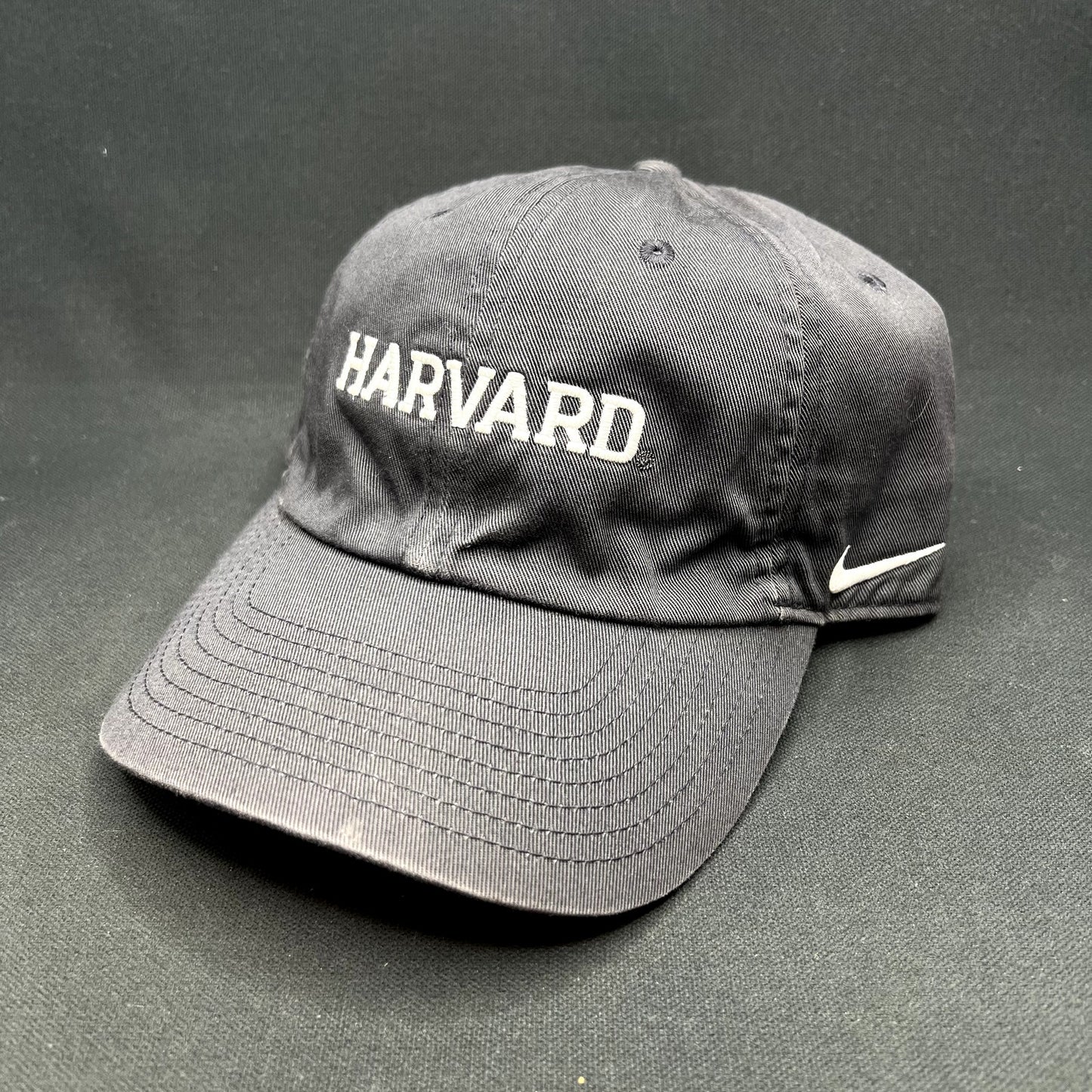 Nike Harvard University Club Strapback Hat Gray Adjustable Campus College M/L