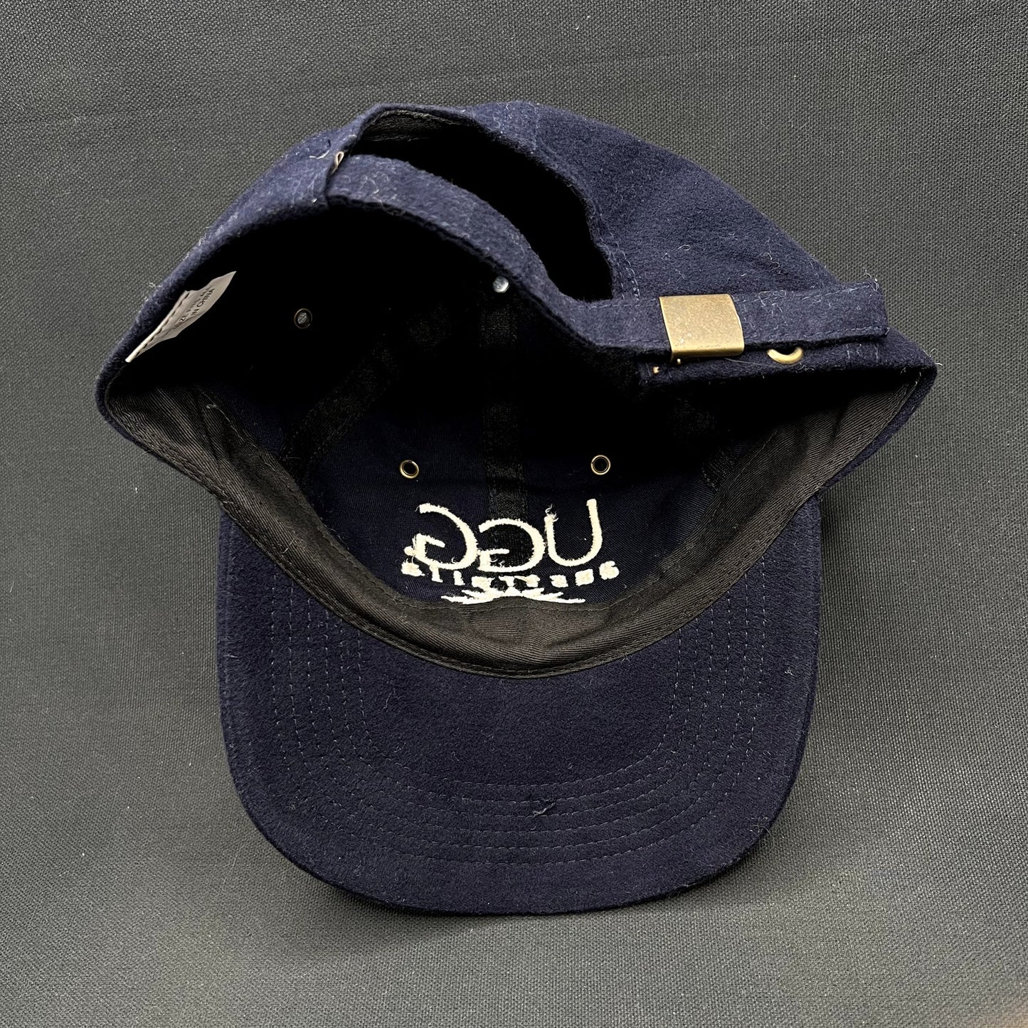 Vintage UGG Australia Strapback Hat Navy Blue Embroidered Logo Cotton Adjustable