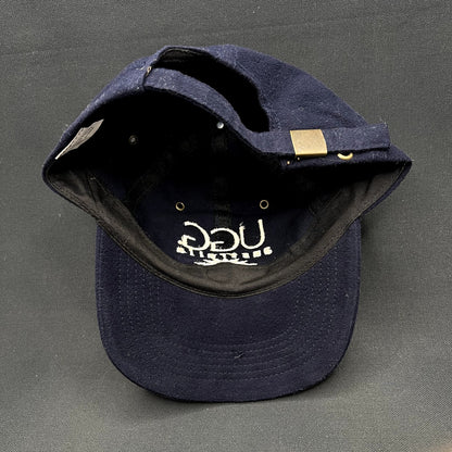 Vintage UGG Australia Strapback Hat Navy Blue Embroidered Logo Cotton Adjustable