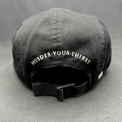 Liquid Death Murder Your Thirst Strapback Hat Black Camp Cap