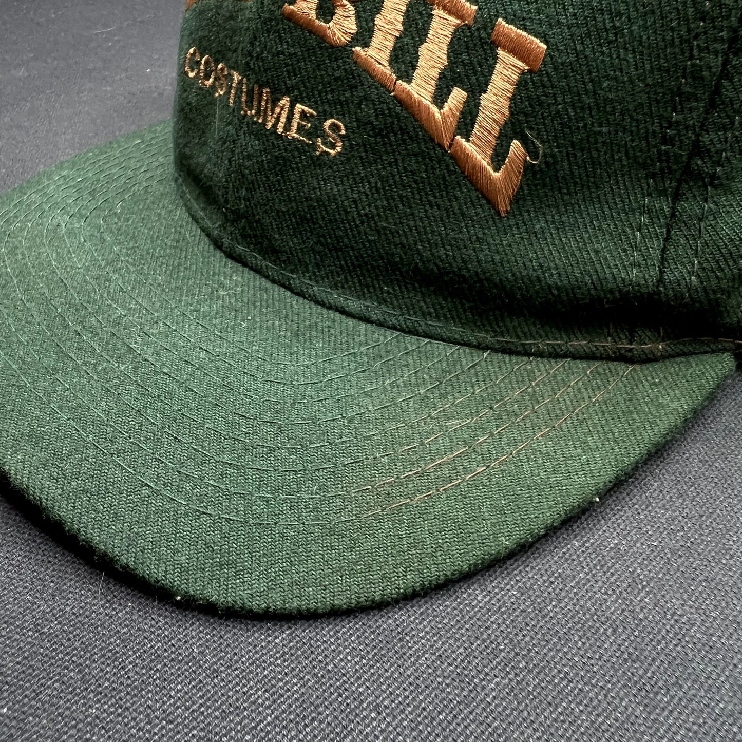 Vintage Wild Bill Costumes Snapback Hat Otto Cap Dark Green USA Western
