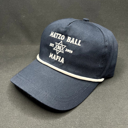 Matzo Ball Mafia Snapback Hat Jewish Humor Novelty Cap