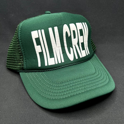 Vintage FILM CREW Green Mesh Trucker Snapback Hat Nissun Cap