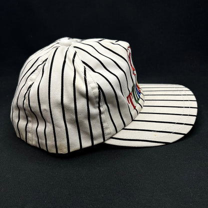 Vintage Turkey Snapback Hat Pinstripe Multicolor Embroidered Tourist Cap