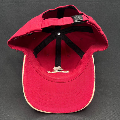 The Meadows Del Mar Golf Club Hat Red Strapback Cap