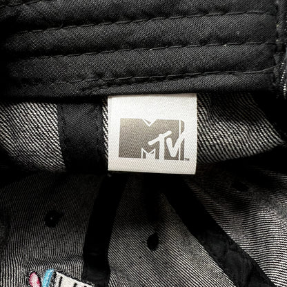 MTV Music Television Checkered Logo Strapback Hat Black 2018 Adjustable Cap